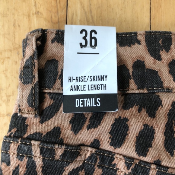 Zara Léopard Skinny Jeans - Picture 5 of 6